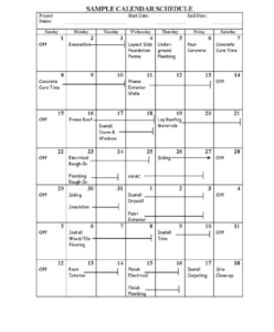 Section 2: Calendar Scheduling - Nationwide Contractor Learning